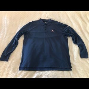 Virginia Cavaliers UVA L/S Long Sleeve Polo Men’s Large L